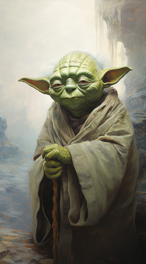 imagem de Yoda, representando o arquétipo do mago