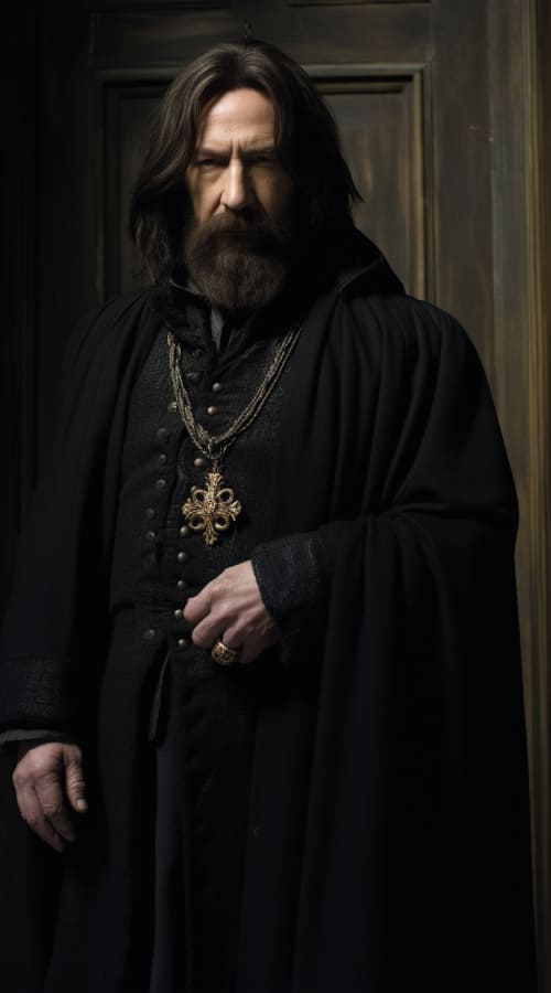 imagem de Rasputin, representando o arquétipo do mago