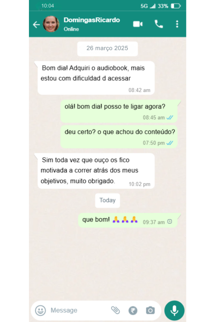 whatsapp chat Despertar Interior